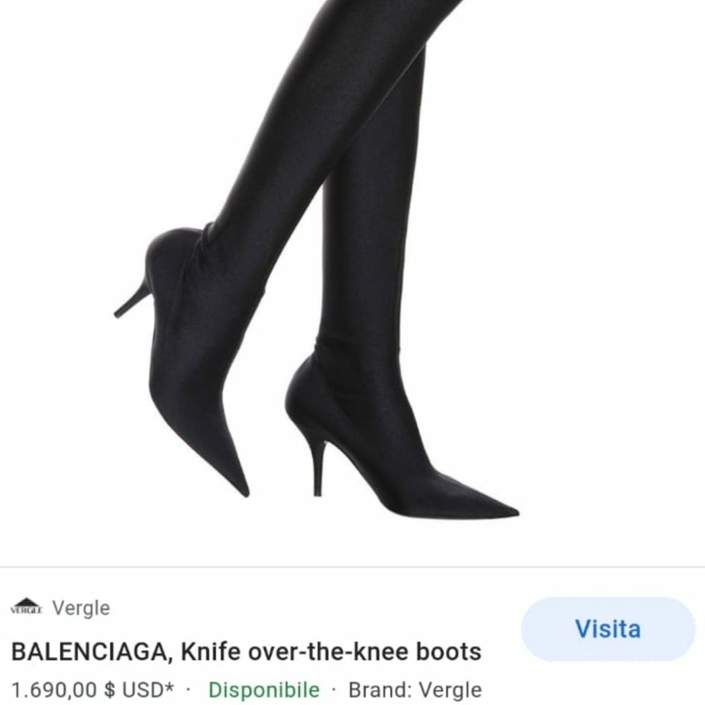 S O L D ---Over the Knee Balenciaga